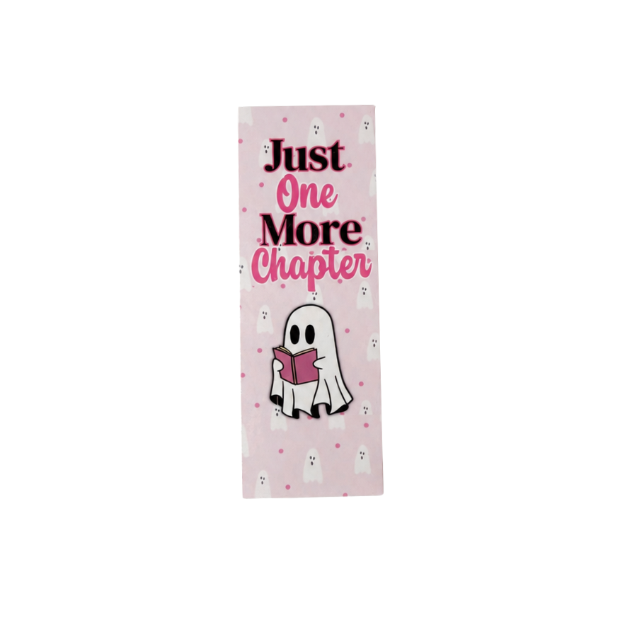 Pink Spooky Reading Halloween Bookmark Collection