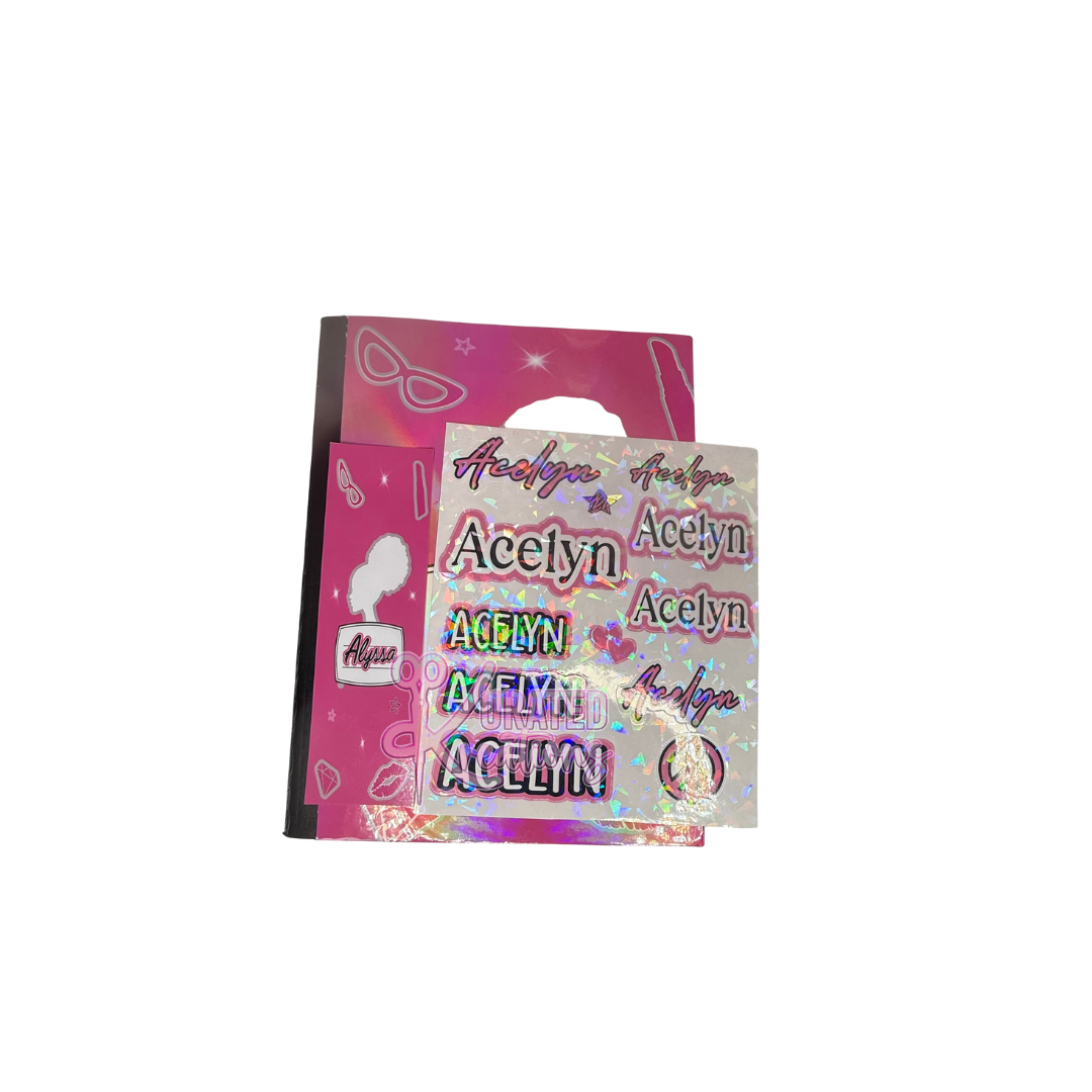 ๐ Back to School Personalized Bundle | Notebook + Bookmark + Sticker Sheet