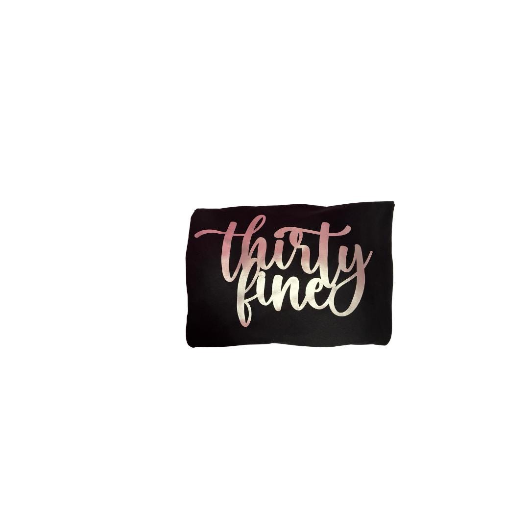 Thirty Fine Birthday Gift Box for Her – Includes Shirt, Black Sash & Shot Glass Tumbler Gift Box for Her, Birthday Gift Box for Her
