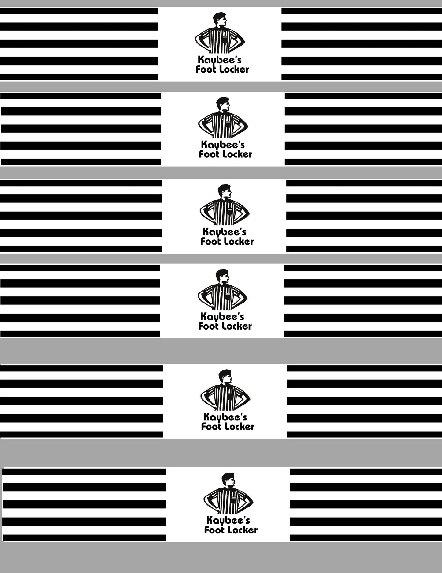 Sneaker Water Bottle Labels, Birthday Water Bottle Labels
