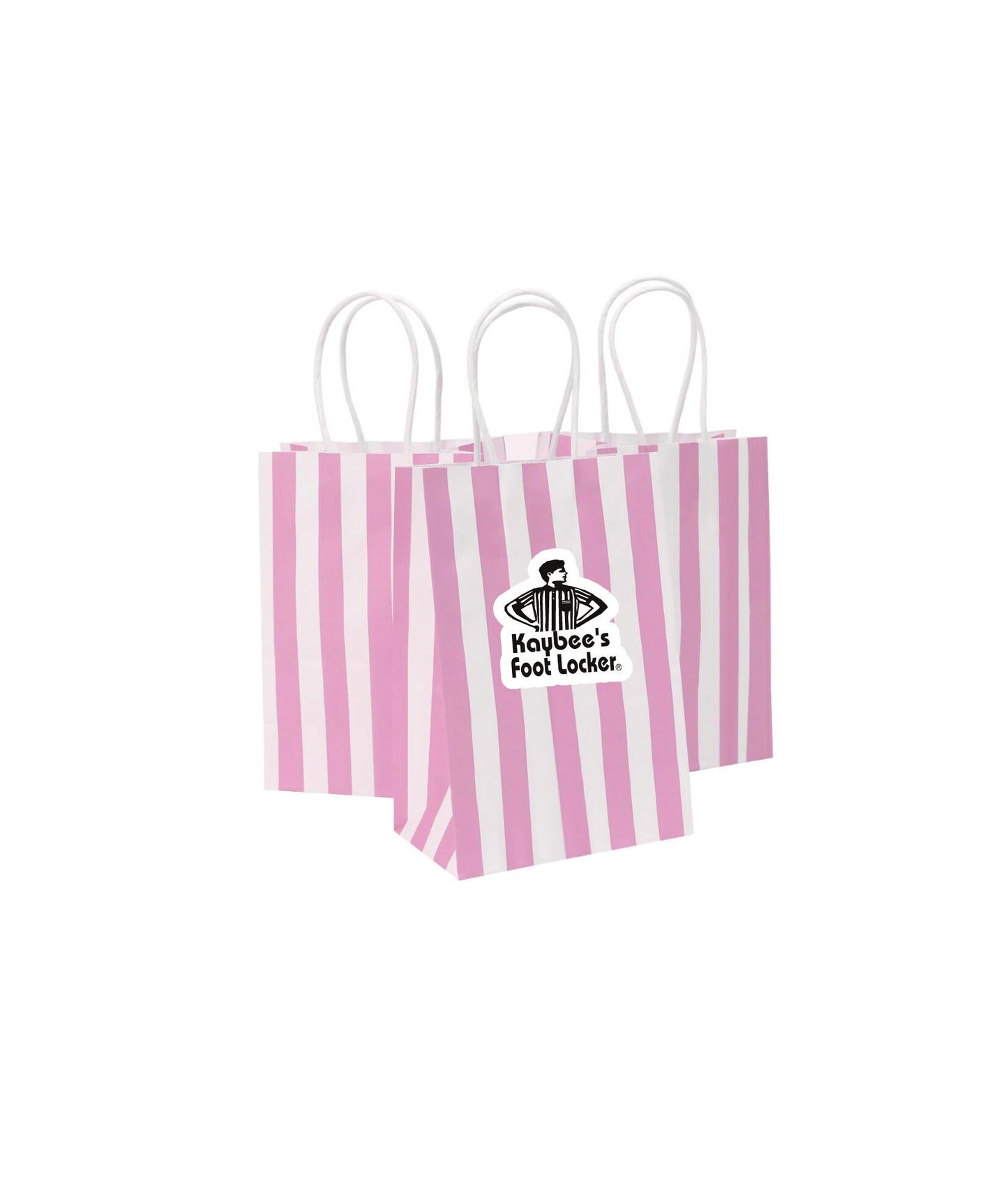 Sneaker party Gift Bag, Pink & White gift bag Sneaker Ball Gift Bag