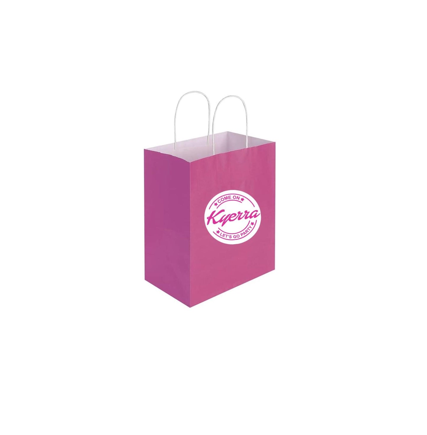 Doll Party Gift Bag, Dolly Gift Bag, Pink Party Favors