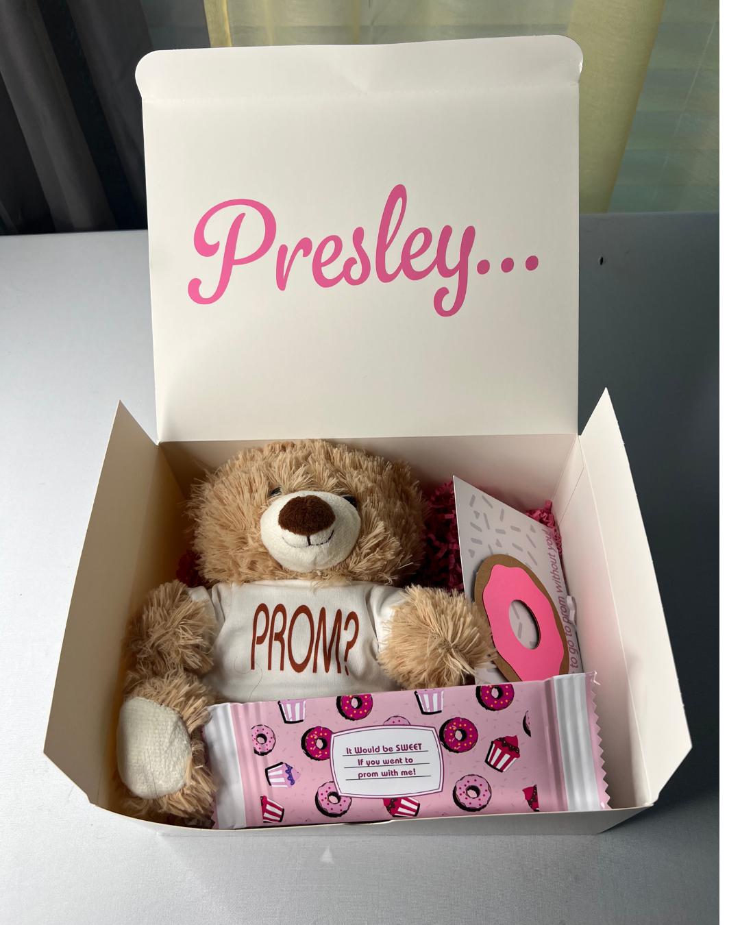 Sweet and Personalized Promposal Box, Promposal, Proposal Box, Prom Gift, Prom Send Off