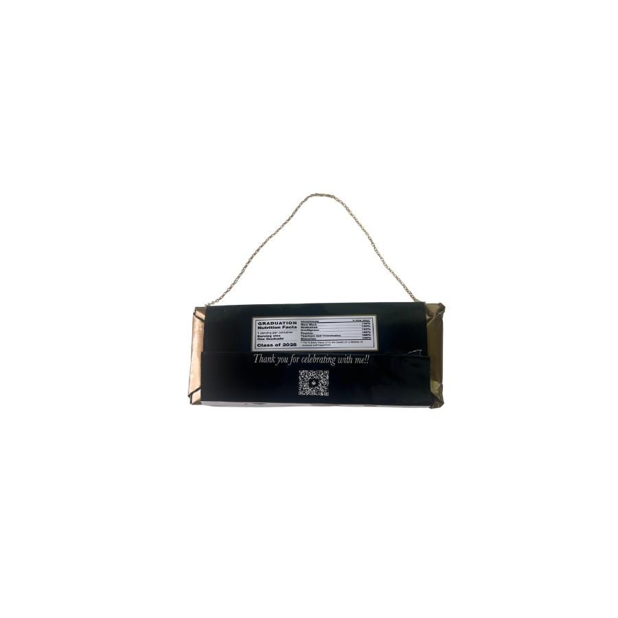 Custom Graduation Hershey Bar Purse | Personalized Grad Gift | Candy Bar Holder for Senior Night, Grad Party Favor, Class of 2025
