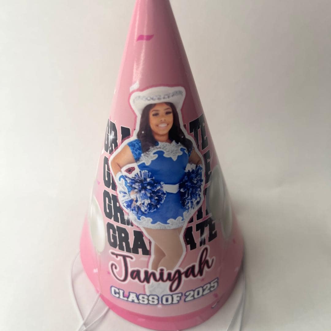 Class of 2025 Graduation Hat | Grad Party Decor | Customizable Party Hat