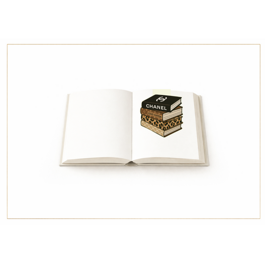 Designer Book Stack Magnetic Bookmark (2x2)