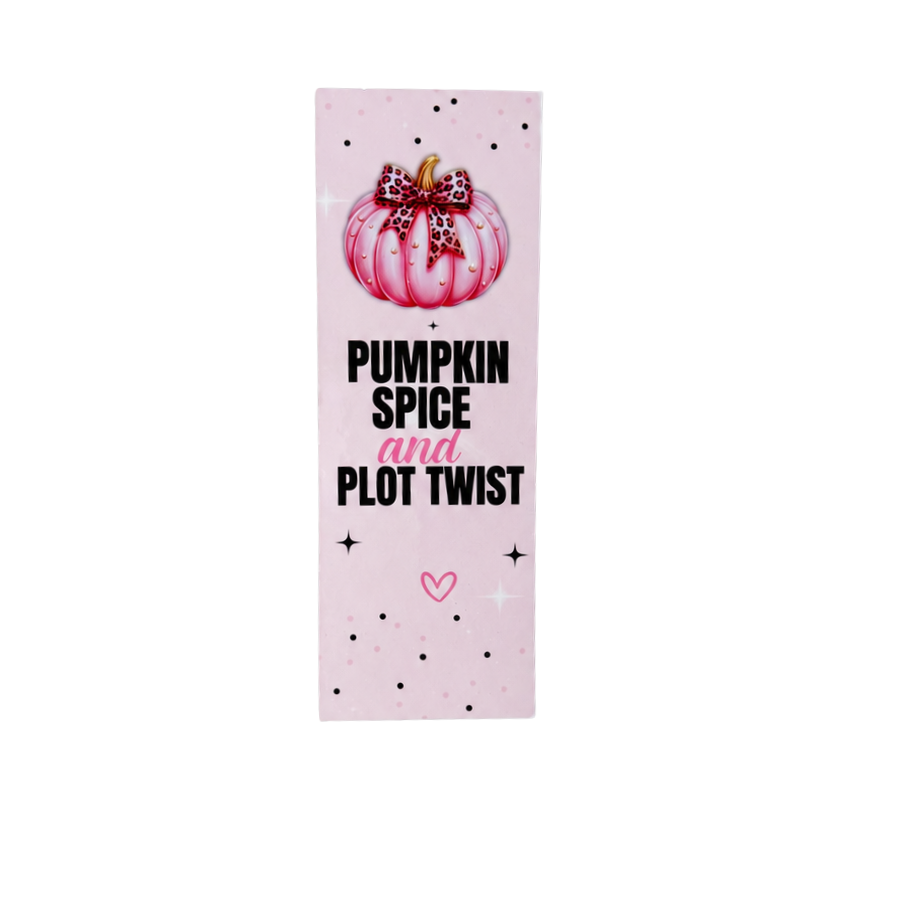Pink Spooky Reading Halloween Bookmark Collection