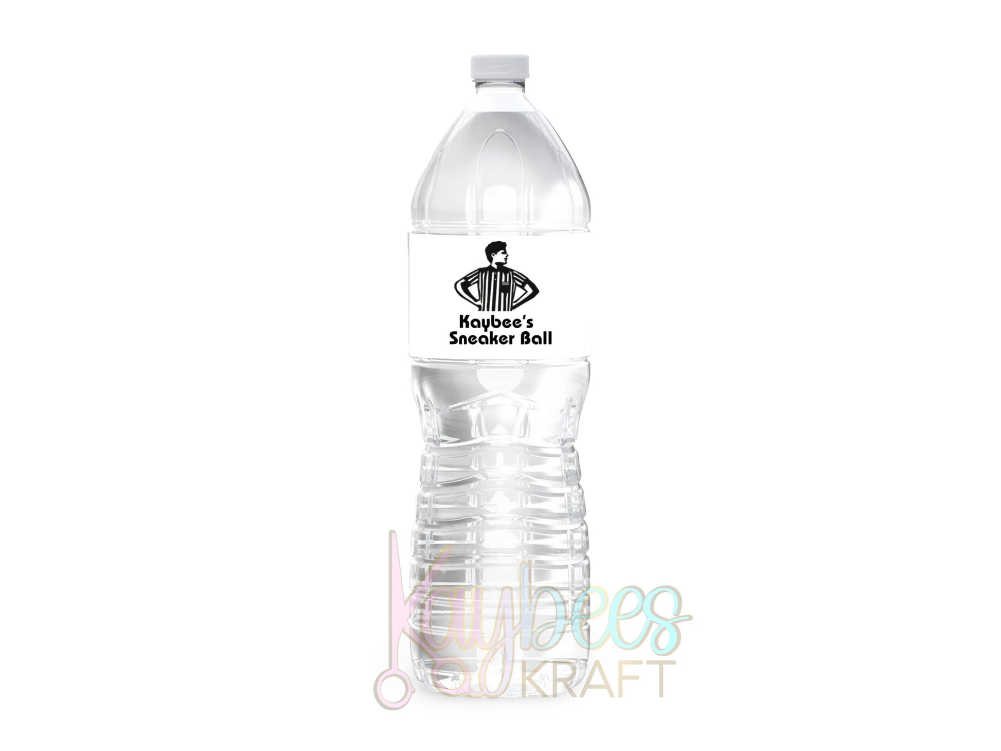 Sneaker Ball Water Bottle Labels, Birthday Water Bottle Labels