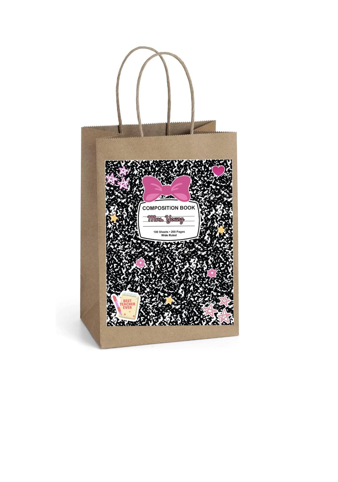 Teacher Appreciation Gift Bags, Teacher Gifts, School Staff, End of Year Favor