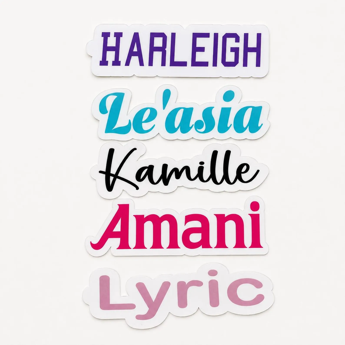 Personalized Name-Shaped Bookmark