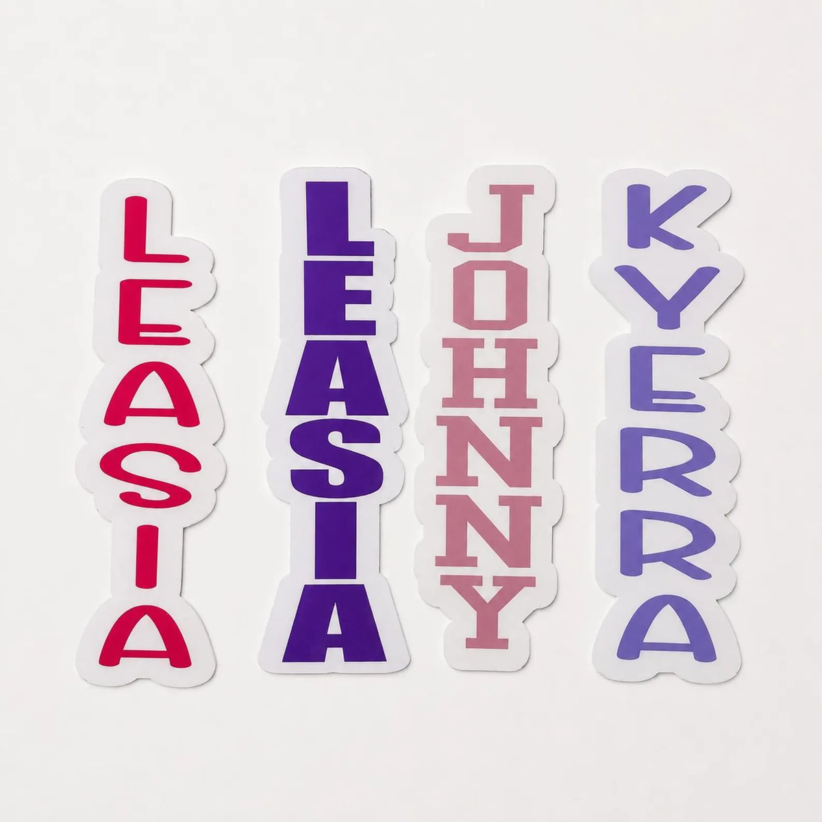 Personalized Name-Shaped Bookmark