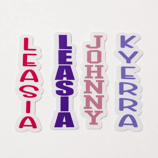 Personalized Name-Shaped Bookmark