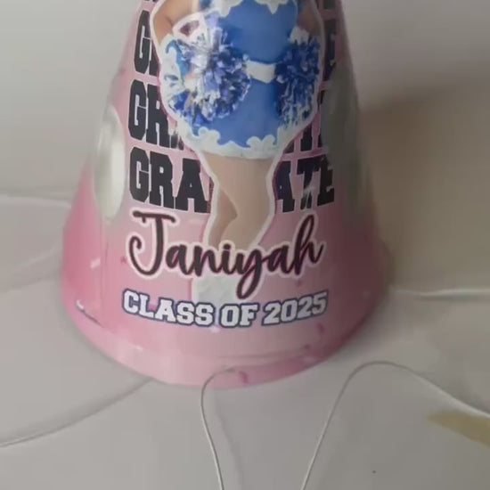Class of 2025 Graduation Hat | Grad Party Decor | Customizable Party Hat